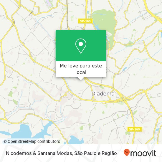 Nicodemos & Santana Modas, Rua Pescara, 28 Jabaquara São Paulo-SP 04415-100 mapa