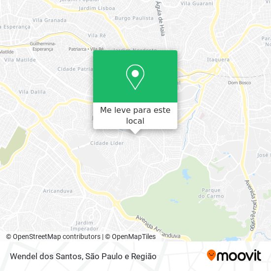 Wendel dos Santos mapa