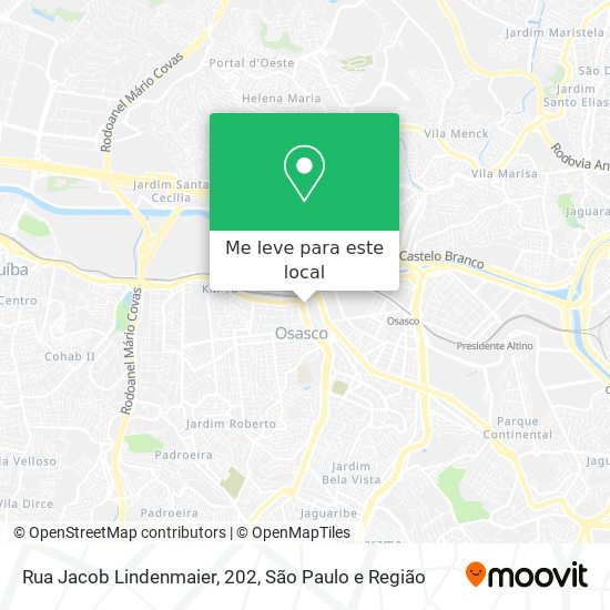 Rua Jacob Lindenmaier, 202 mapa