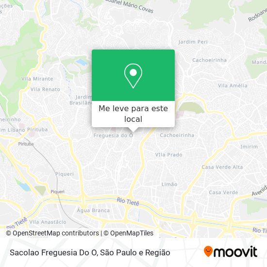 Sacolao Freguesia Do O mapa