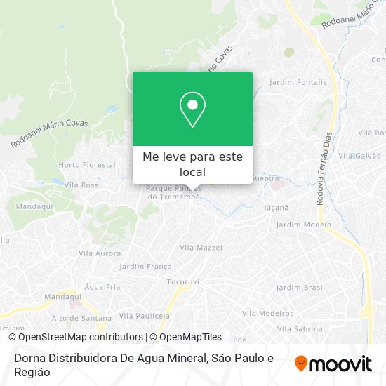 Dorna Distribuidora De Agua Mineral mapa
