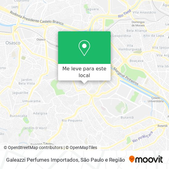 Galeazzi Perfumes Importados mapa