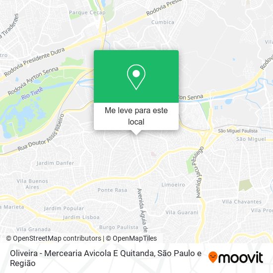 Oliveira - Mercearia Avicola E Quitanda mapa