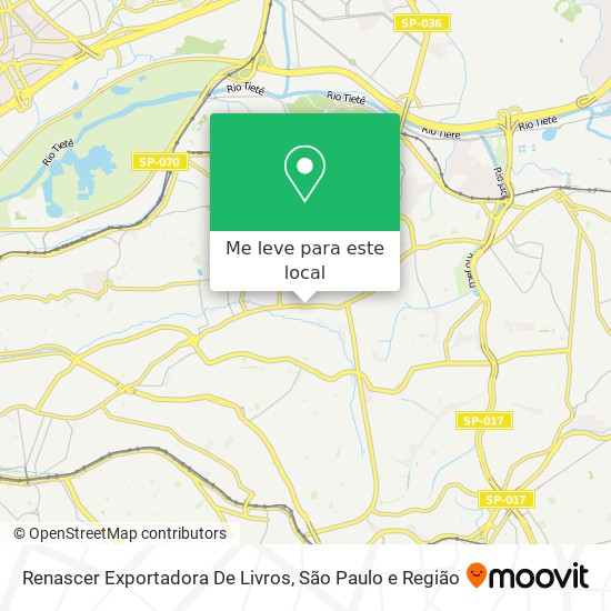 Renascer Exportadora De Livros mapa