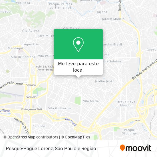 Pesque-Pague Lorenz mapa