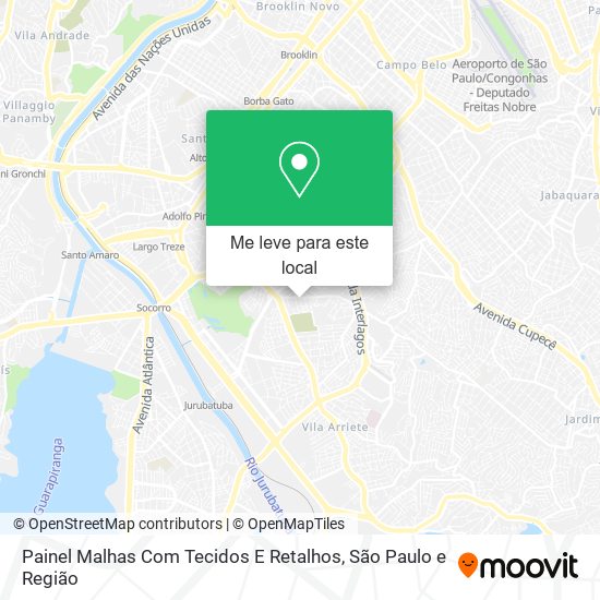 Painel Malhas Com Tecidos E Retalhos mapa
