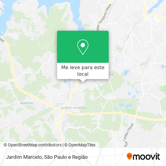 Jardim Marcelo mapa