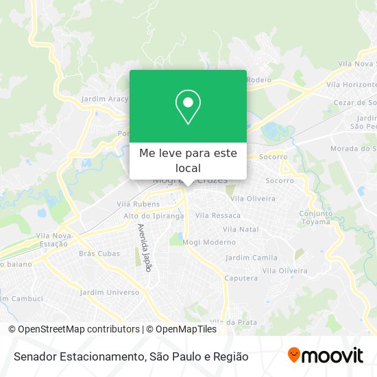 Senador Estacionamento mapa