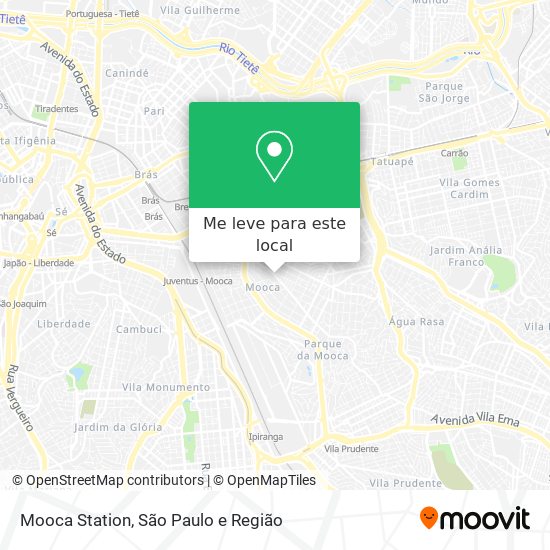 Mooca Station mapa