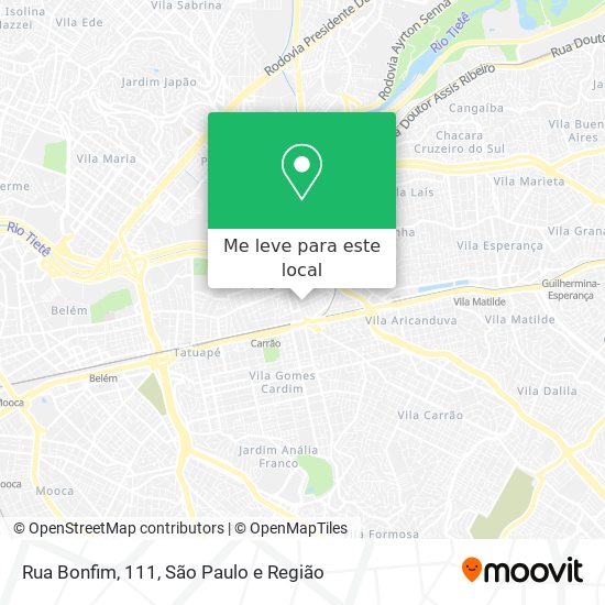 Rua Bonfim, 111 mapa