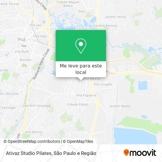 Ativaz Studio Pilates mapa