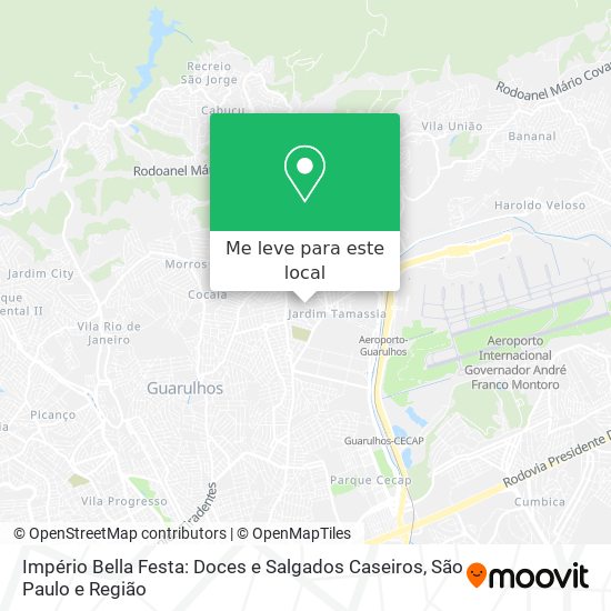 Império Bella Festa: Doces e Salgados Caseiros mapa