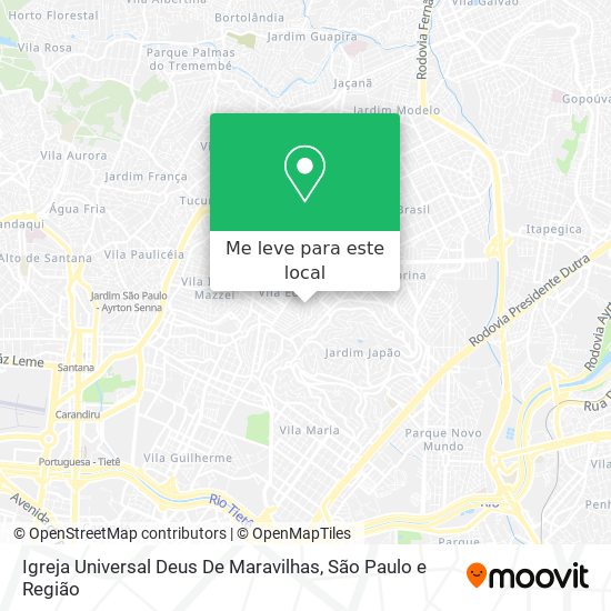 Igreja Universal Deus De Maravilhas mapa