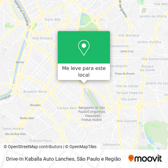 Drive-In Kaballa Auto Lanches mapa