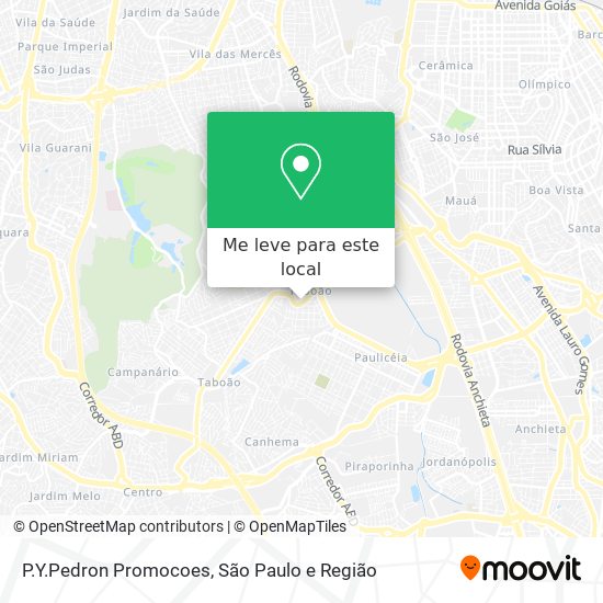 P.Y.Pedron Promocoes mapa