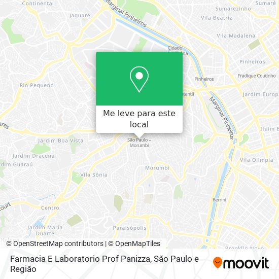 Farmacia E Laboratorio Prof Panizza mapa