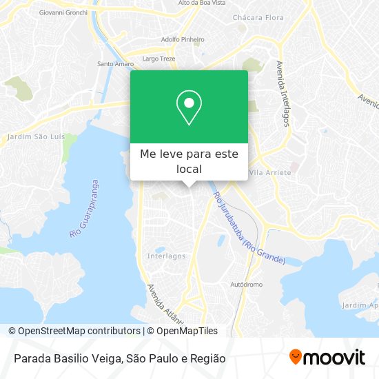 Parada Basilio Veiga mapa