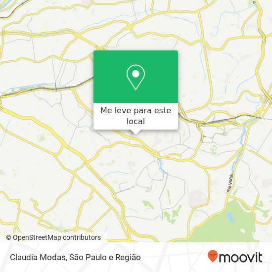 Claudia Modas, Rua Isaura Vergueiro Naufel, 177 Artur Alvim São Paulo-SP 03560-020 mapa