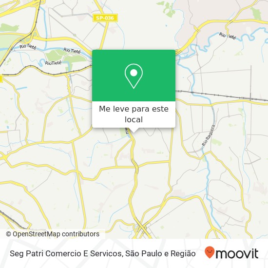 Seg Patri Comercio E Servicos, Rua Américo Sugai, 485 Vila Jacuí São Paulo-SP 08060-380 mapa
