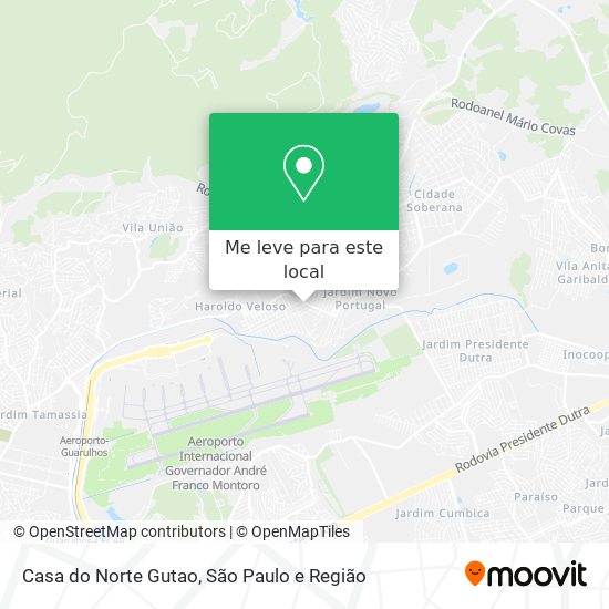 Casa do Norte Gutao mapa