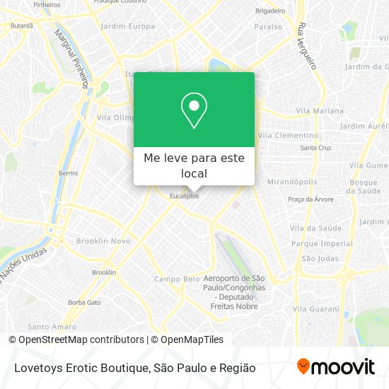 Lovetoys Erotic Boutique mapa