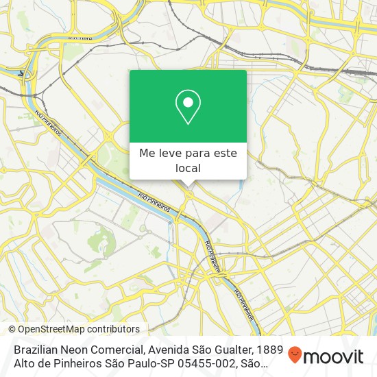 Brazilian Neon Comercial, Avenida São Gualter, 1889 Alto de Pinheiros São Paulo-SP 05455-002 mapa