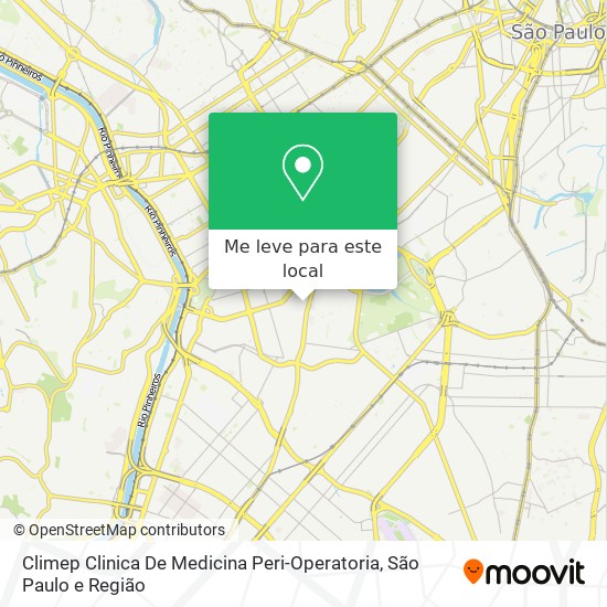 Climep Clinica De Medicina Peri-Operatoria mapa
