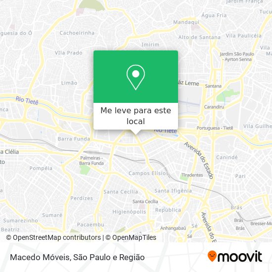 Macedo Móveis mapa