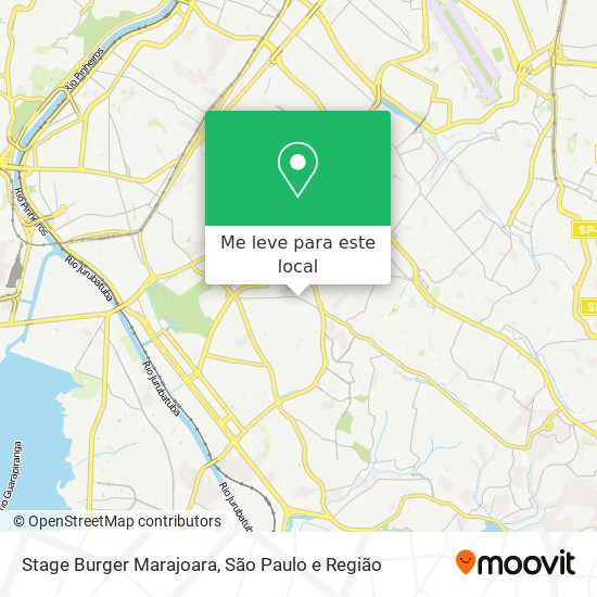 Stage Burger Marajoara mapa
