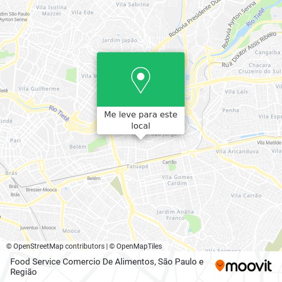 Food Service Comercio De Alimentos mapa