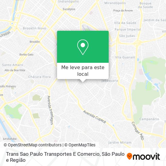 Trans Sao Paulo Transportes E Comercio mapa