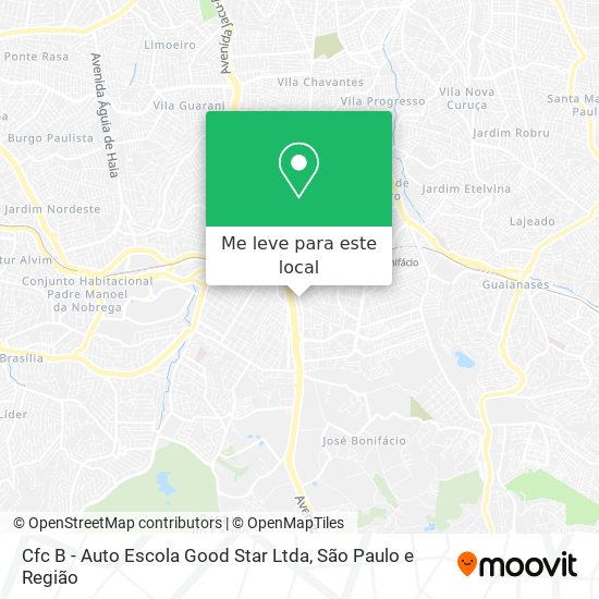 Cfc B - Auto Escola Good Star Ltda mapa