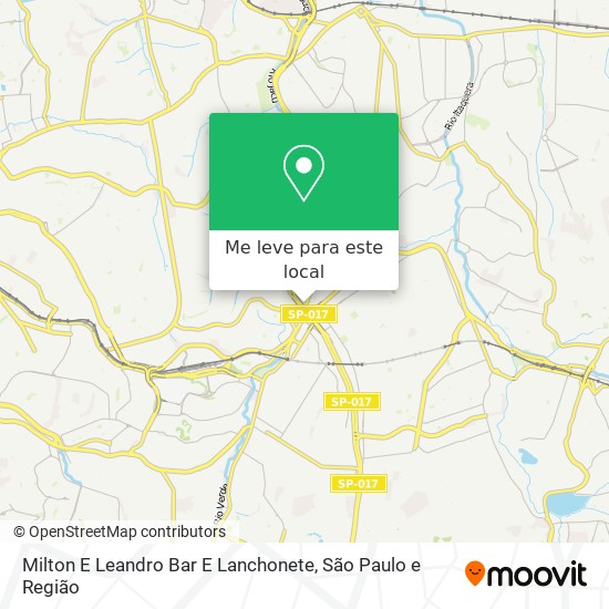 Milton E Leandro Bar E Lanchonete mapa