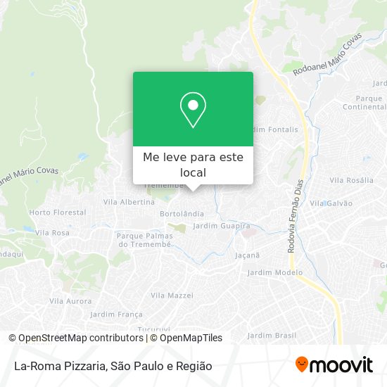 La-Roma Pizzaria mapa