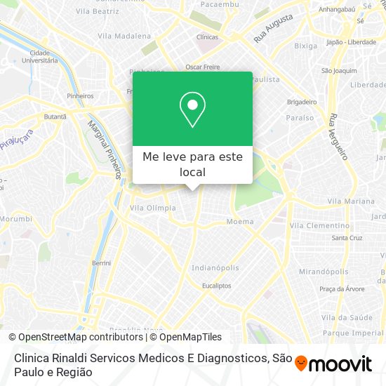 Clinica Rinaldi Servicos Medicos E Diagnosticos mapa