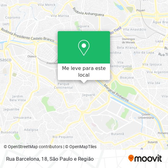 Rua Barcelona, 18 mapa
