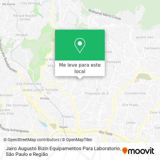 Jairo Augusto Bizin Equipamentos Para Laboratorio mapa
