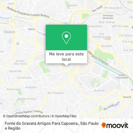 Fonte do Gravatá Artigos Para Capoeira. mapa