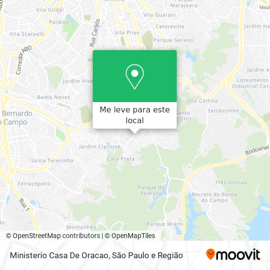 Ministerio Casa De Oracao mapa