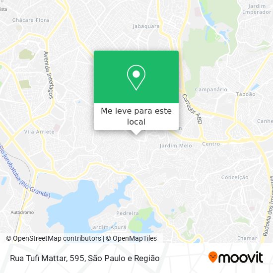 Rua Tufi Mattar, 595 mapa