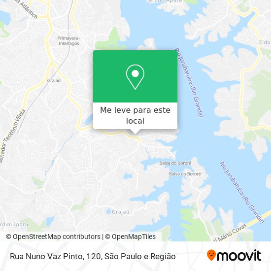 Rua Nuno Vaz Pinto, 120 mapa