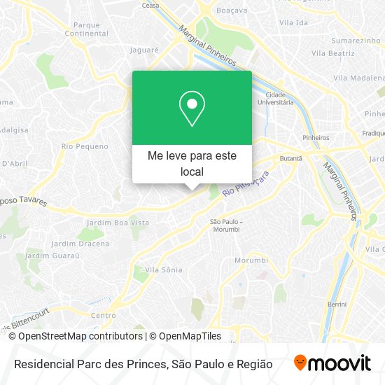 Residencial Parc des Princes mapa