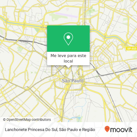Lanchonete Princesa Do Sul, Rua Capitão Salomão, 27 República São Paulo-SP 01034-020 mapa