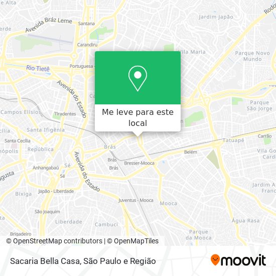 Sacaria Bella Casa mapa