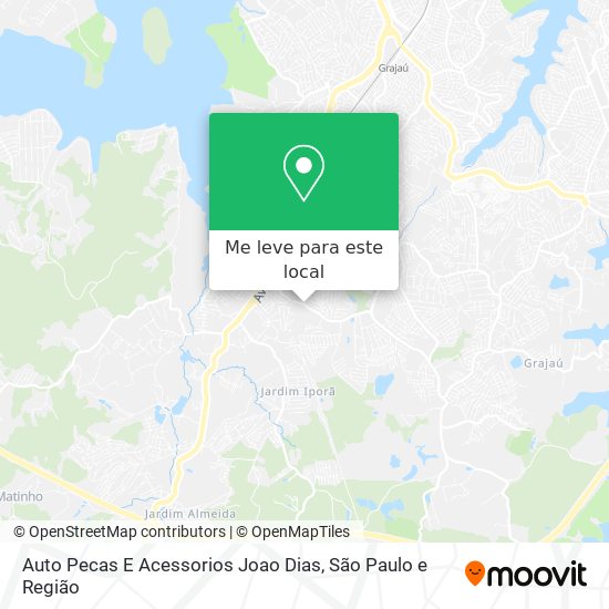 Auto Pecas E Acessorios Joao Dias mapa