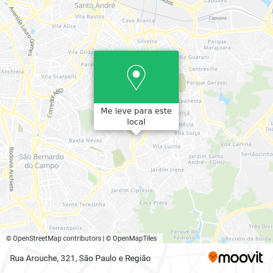 Rua Arouche, 321 mapa
