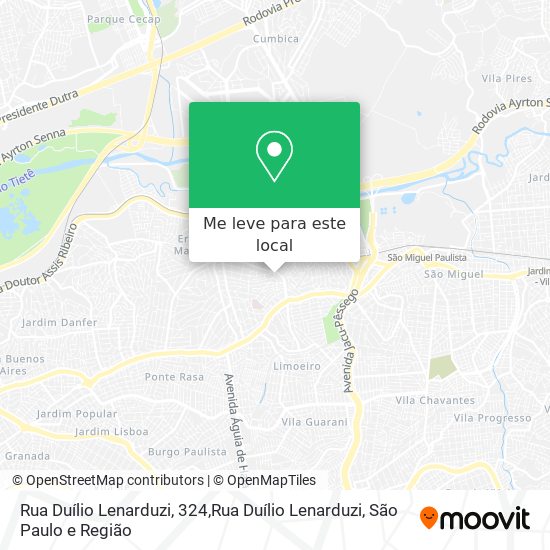 Rua Duílio Lenarduzi, 324,Rua Duílio Lenarduzi mapa