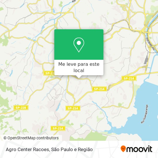 Agro Center Racoes mapa