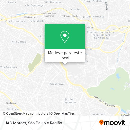 JAC Motors mapa