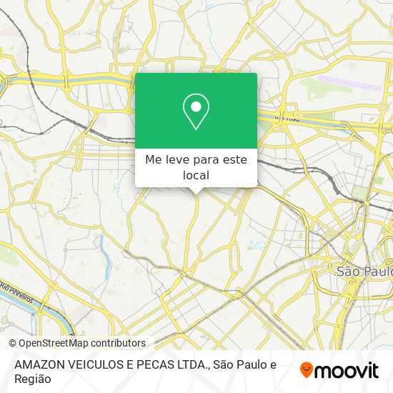 AMAZON VEICULOS E PECAS LTDA. mapa